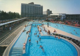 2) AK Bad Füssing Schwimmbad Freibad Johannesbad Gegenstrombecken Schwimmbecken Deutschland Germany Allemagne - Bad Füssing