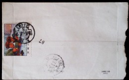 CHINA DURING THE CULTURAL REVOLUTION 1971 SHANGHAI TO SHANGHAI COVER WITH READY TO SEVERELY THE INVADING ENEMY STAMP - Storia Postale