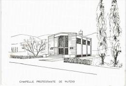 Delcampe - Mutzig Chapelle Protestante - Illustration - Mutzig