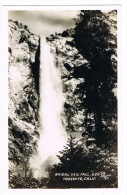 RB 1031 - Real Photo Postcard -  Bridal Veil Falls Waterfall - Yosemite - California USA - Yosemite