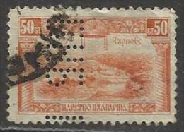 BULGARIE , 50 C , Tirnovo , Perforé Perfin : " Voir Scans " , 1921 - 1923 , N° Y&T 159 - Oblitérés