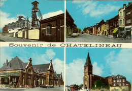 CP De CHATELINEAU " Souvenir De Chatelineau " ( Version Sans Les Cables électriques Dans Le Ciel  ) - Chatelet