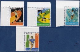 ARGENTINE 1994       Football      Coupe Du Monde 94   World Cup 94  Germany, Brasil, Italy, Argentina      4v   MNH - Ungebraucht