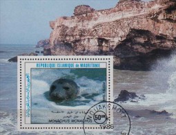 Mauritanie 1986 Whales Sheet.1v. Michel.63.Used MNH 20965 - Baleines