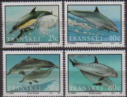 Transkei 1991 Whales 4v. Michel.267-270. MNH 20964 - Baleines