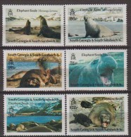 South Georgia 1991 Whales 6v. Michel.192-197. MNH 20967 - Baleines