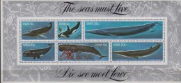 SWA 1980 Whales Sheet 6v. Michel.5. MNH 20968 - Baleines