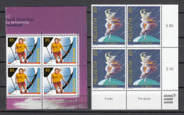 Suiza / Switzerland 2007 - Michel 1997, 2017 - Blocks Of 4 (corner Of Sheet) ** MNH - Unused Stamps