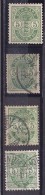 Denmark1882-4: Michel 32 Used (short Perf) ,34Bmh*,34Yused(2)Cat.Value $80 - Oficiales