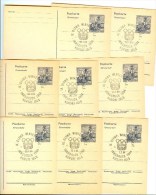 AUSTRIA 8 Stationeries With Olympic Cancel Kurort Igls With Number 2,3,4,5,6,8,10 And 15 - Winter 1964: Innsbruck
