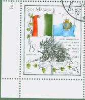 2014 - RSM - EMISSIONE CONGIUNTA CON L´ITALIA - CONVENZIONE DI AMICIZIA E BUON VICINATO USATO - Used Stamps