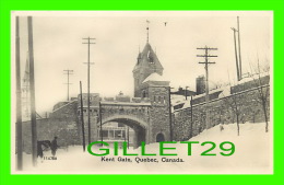 QUEBEC - KENT GATE IN WINTER - ANIMATED - VALENTINES POST CARD - LA PORTE KENT, EN HIVER - - Québec – Les Portes