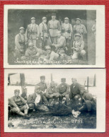 Carte Photo Militaria :  23 - CAMP DE LA COURTINE  : Groupe De Soldats : 1925 - Régiments