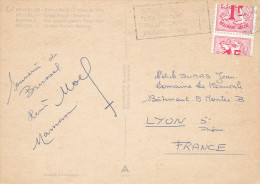 569/23 - Carte-Vue TP Rouleau Lion Héraldique - Découpe Décalée Par Le Distributeur - RARE Ainsi - 1951-1975 Heraldic Lion
