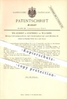 Original Pantent - WM. Schmidt In Schönberg Bei Waldheim , 1884 , Düngerstreumaschine Mit Schleuderrad Und Siebkorb !!! - Waldheim