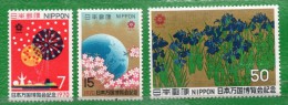 JAPAN 1970 SERIES (Flowers, Plants, Fireworks, World Exposition Osaka 70, Paintings, Irises; Flores, Pinturas, Plantas) - 1970 – Osaka (Japan)