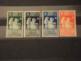EMISSIONI GENERALI - 1934 FIERA 4 Valori - NUOVI(++) - Algemene Uitgaven