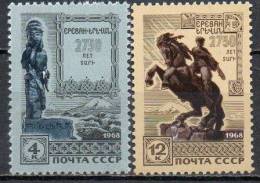 RUSSIA (USSR) -(N6823)-YEAR 1968-(Michel 3543/4)-.2750th Anniversary Of Yerevan.. .- MNH ** - Nuevos