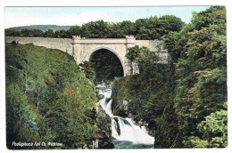 RB 1032 - Early Postcard -  Poulaphuca Fall - County Wicklow - Ireland Eire Waterfall - Wicklow