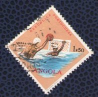 Angola 1962 Oblitéré Rond Used Sport Water Polo Aquático - Angola