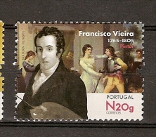 Portugal ** &  Vultos Da História E Da Cultura, Francisco Vieira 2015, - Unused Stamps