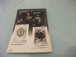 CARTE DA GIOCO ASSO DI FIORI FANTE DI QUADRI AVVENIRE D'AMORE DONNE - Playing Cards