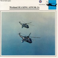 WESTLAND  SEA  KING  AEW.MK 2A     2 SCAN   (NUOVO CON DESCRIZIONE E SCHEDA TECNICA) - Helicopters