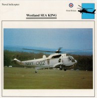 WESTLAND  SEA  KING     2 SCAN     (NUOVO CON DESCRIZIONE E SCHEDA TECNICA) - Helicopters