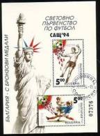 BULGARIA \ BULGARIE  - 1994 - World Cup USA´94 - Bl Obl.surcharge - 1994 – États-Unis