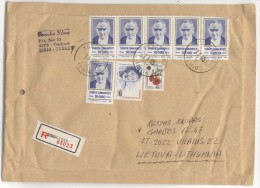 TURKEY Postal History Brief Envelope TR 025 Personalities Flowers - Briefe U. Dokumente