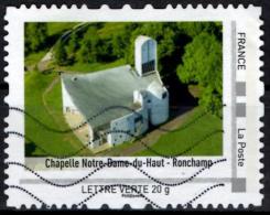 FRANCE - Montimbramoi - Personalized Stamp  - Chappelle Notre Dame Du - Haut - Ronchamp - Abbayes & Monastères