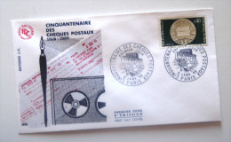 06/01/1968 - Cinquantenaire Des Chèques Postaux (1918) - 1960-1969