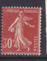 FRANCE N° 160 30C ROUGE TYPE SEMEUSE CAMEE R DE REPUBLIQUE ET 3 DE 30C TEINTES EN ROUGE NEUF SANS CHARNIERE - Neufs