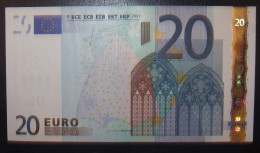 20 EURO R001I4 Germany  Serie X18  Perfect UNC - 20 Euro