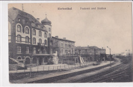 HERBESTHAL : Postamt Und Station - Lontzen