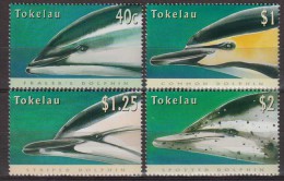 Tokelau. 1996. Whales.4v. Michel.234-237  MNH 20985 - Baleines