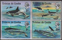 Tristan Da Cunha. 1975. Whales.4v. Michel.202-205 MNH 20991 - Baleines