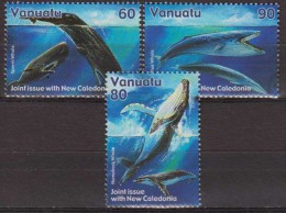 Vanuatu.2001 Whales.3v.Michel.1138-40 MNH 20996 - Baleines