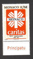 Monaco 2015 - Yv N° 2971 ** - 25 Ans De Caritas - Neufs