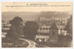 Doubs - 25 - Besançon - Tour De La Pelotte Cheminée Usine Ligne Chemin De Fer Rail 1912 - Besancon