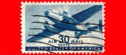 USA - STATI UNITI - Usato - 1941 - Posta Aerea - Airmail - 30 ¢ - 2a. 1941-1960 Usados