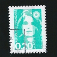 N° 2618 Marianne Du Bicentenairede Briart 0,20  France 1990 Oblitéré - 1989-1996 Marianne Du Bicentenaire
