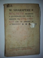 M#0E38 W.Shakspere MACBETH G.Sansoni Ed. Disegno Di A.Discovolo/TEATRO - Théâtre