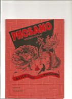 Protège Cahier PHOSAMO Engrais Complet Cie BORDELAISE 28, Place Gambetta Bordeaux (de Couleur Orange) - Book Covers