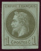 N°7 (1c.) Neuf Avec Trace De Charnière - Napoleone III