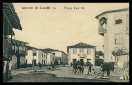 MACEDO DE CAVALEIROS -Praça Central  ( Ed. Adriano Rodrigues ) Carte Postale - Bragança
