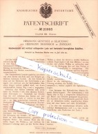 Original Patent - H. Gentsch In Glauchau Und H. Demmrich In Zwickau , 1882 , Weberei !!! - Glauchau