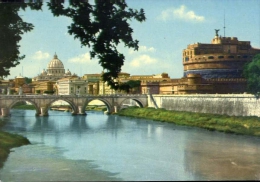 Roma - Ponte E Castel S.angelo - 241 - Formato Grande Non Viaggiata - Bridges