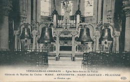 Versailles-Le-Chesnaye -  Eglise Saint Antoine De Padoue Baptême Des Cloches 10 Octobre 1910 - Le Chesnay