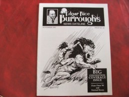 Tarzan John Carter Edgar Rice Burroughs Fanzine News Dateline N° 40 Novembre 1990 - Altri & Non Classificati